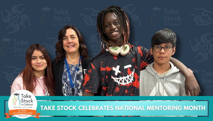 Take Stock in Children of Sarasota County Mary Tucker with mentees